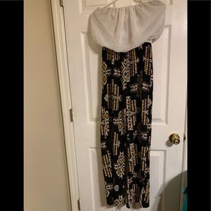 Bell bottom romper size medium